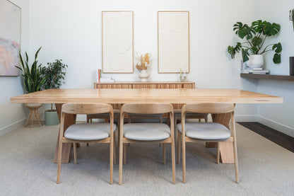 Axl Vic Ash Feature Dining Table - Made in Australia