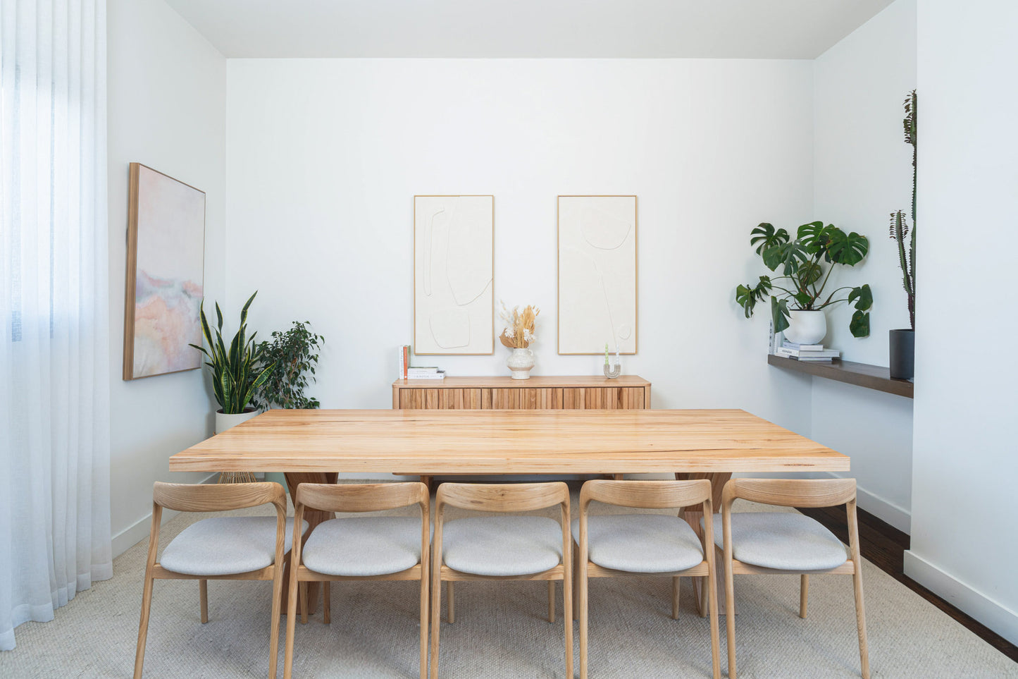 Axl Vic Ash Feature Dining Table - Made in Australia