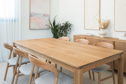 Ex Demo 2.1m Yakka™️ American Oak Dining Table - Made in Australia