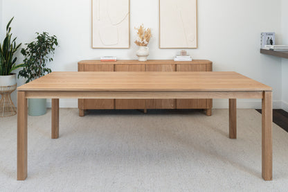 Ex Demo 2.1m Yakka™️ American Oak Dining Table - Made in Australia