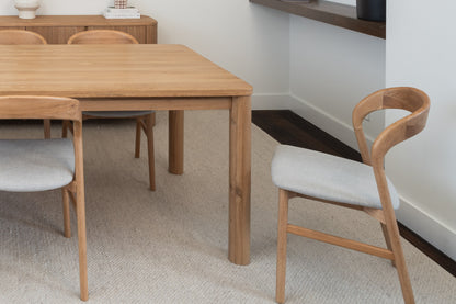 Solara Solid American Oak Dining Table