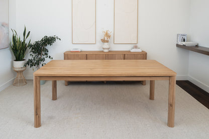 Solara Solid American Oak Dining Table