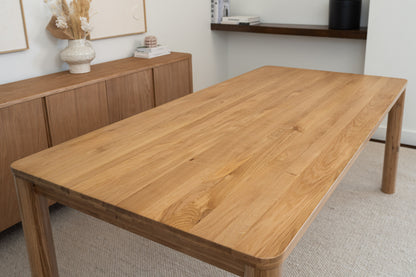 Solara Solid American Oak Dining Table