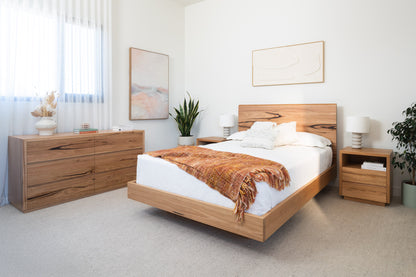 Kobe Live Edge Fully Solid Australian Bed Frame - Made in Australia