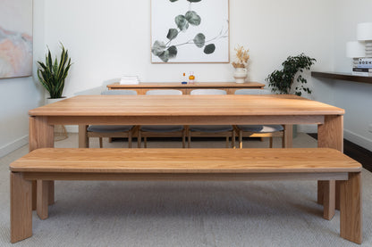 Genesis Oak Bench Seat - Made in Australia