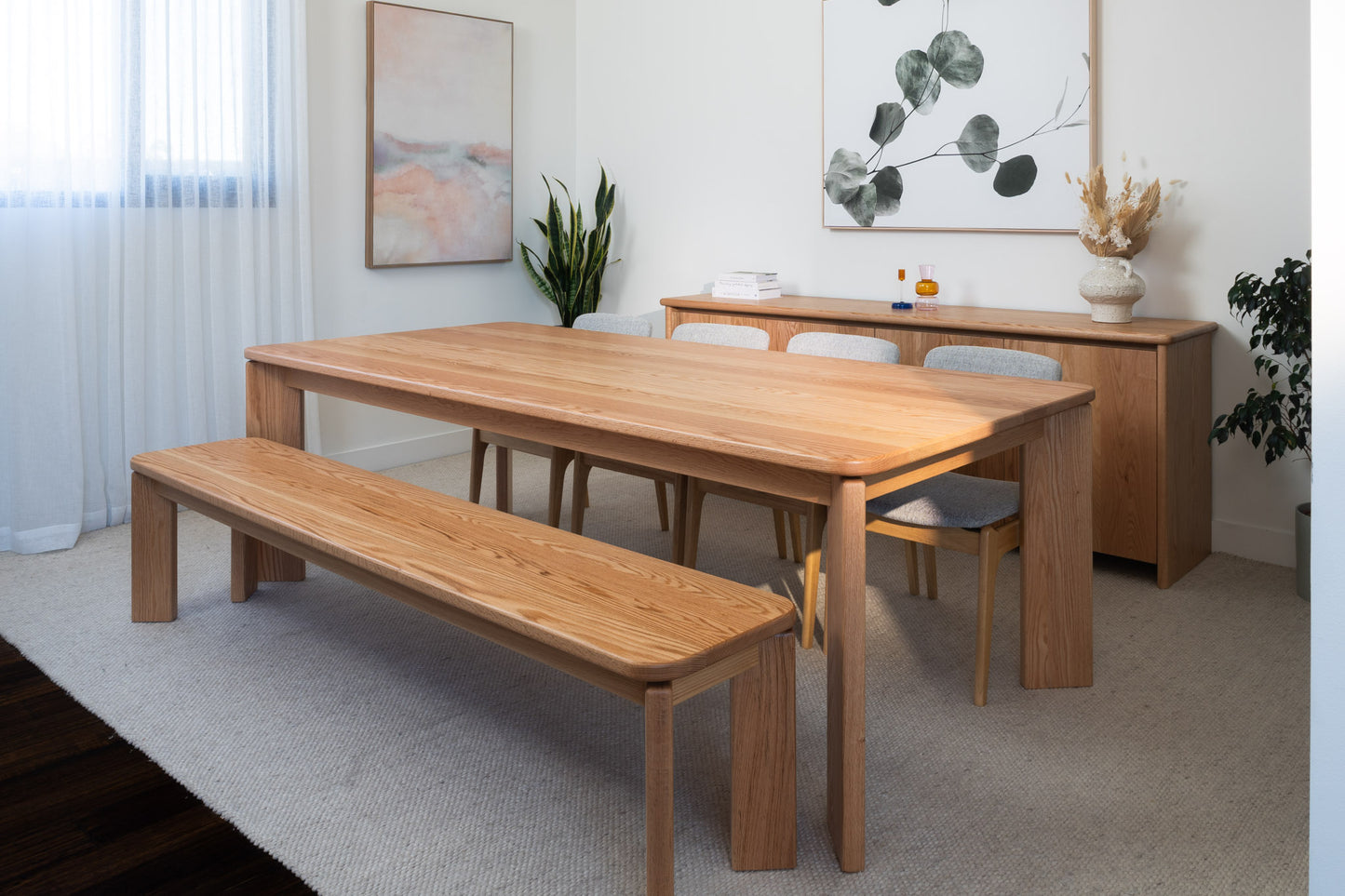 Genesis Oak Bench Seat - Made in Australia