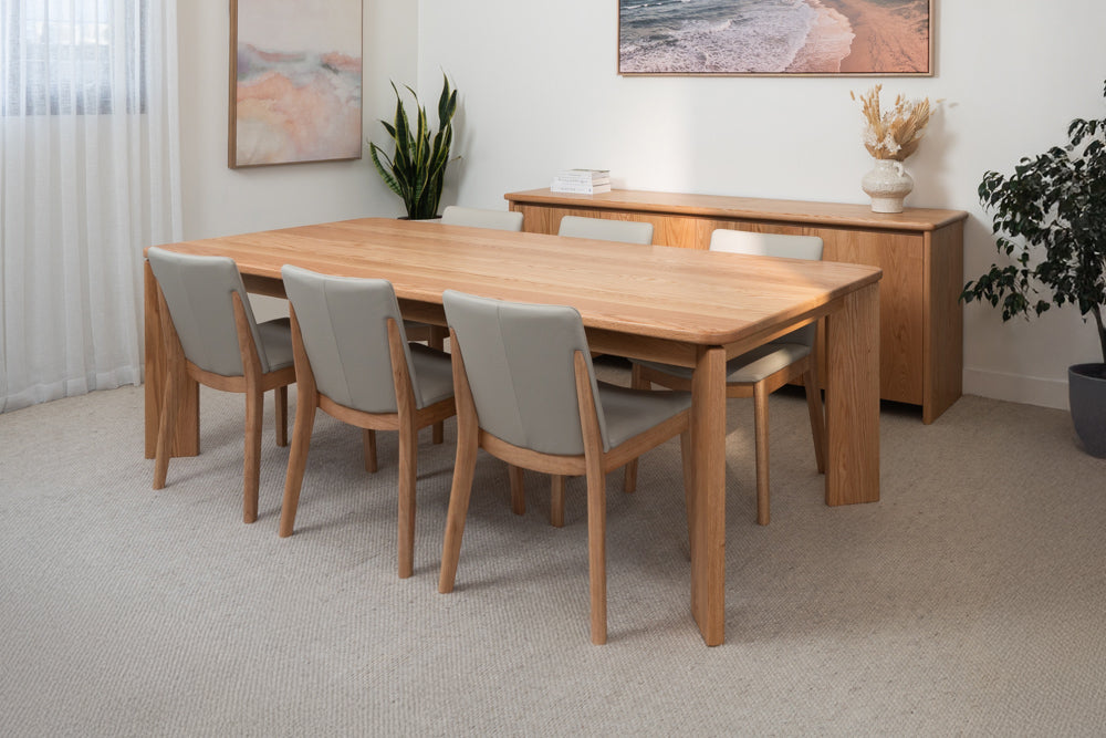 Genesis Oak Dining Table - Made in Australia