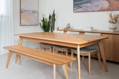 Layla Oak Bench Seat - Made in Australia
