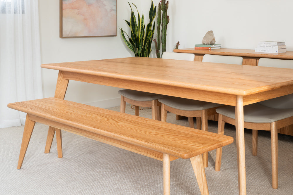 Layla Oak Bench Seat - Made in Australia