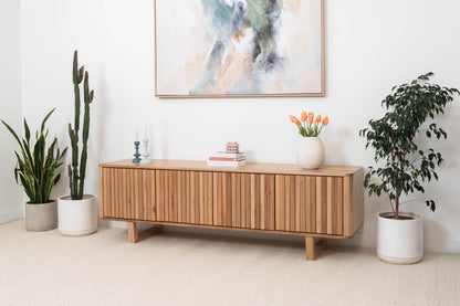 Dion Solid Australian Hardwood Entertainment Unit - Made in Australia