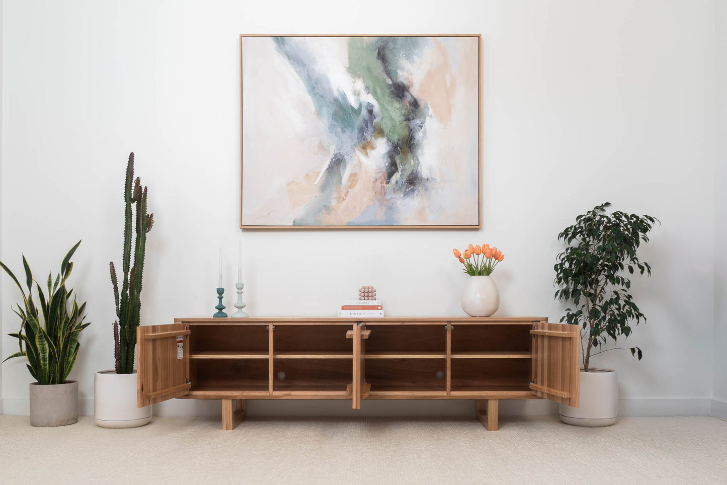 Dion Solid Australian Hardwood Entertainment Unit - Made in Australia