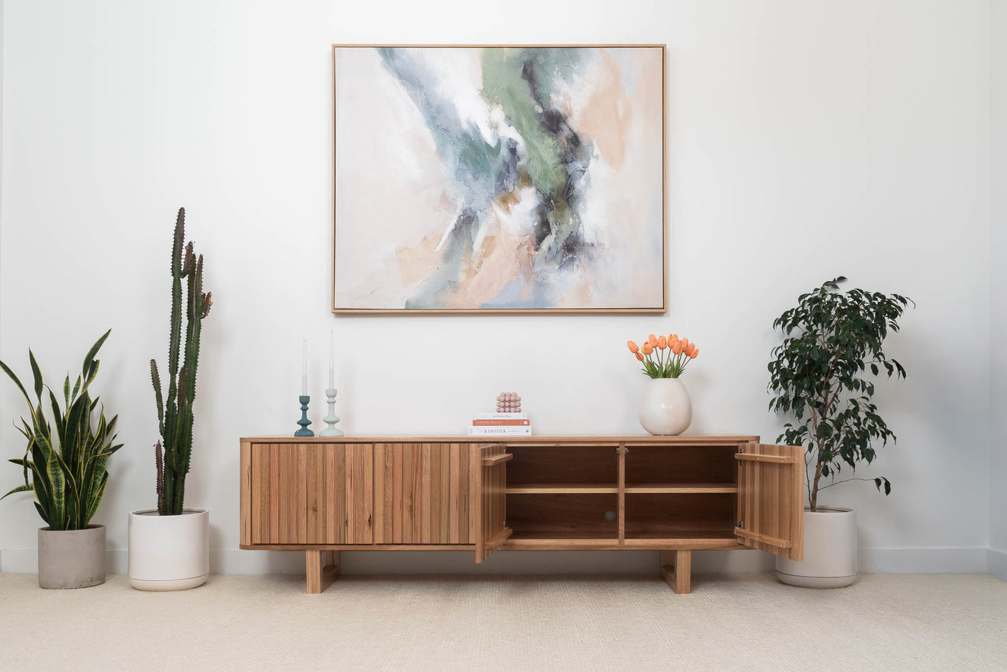 Dion Solid Australian Hardwood Entertainment Unit - Made in Australia
