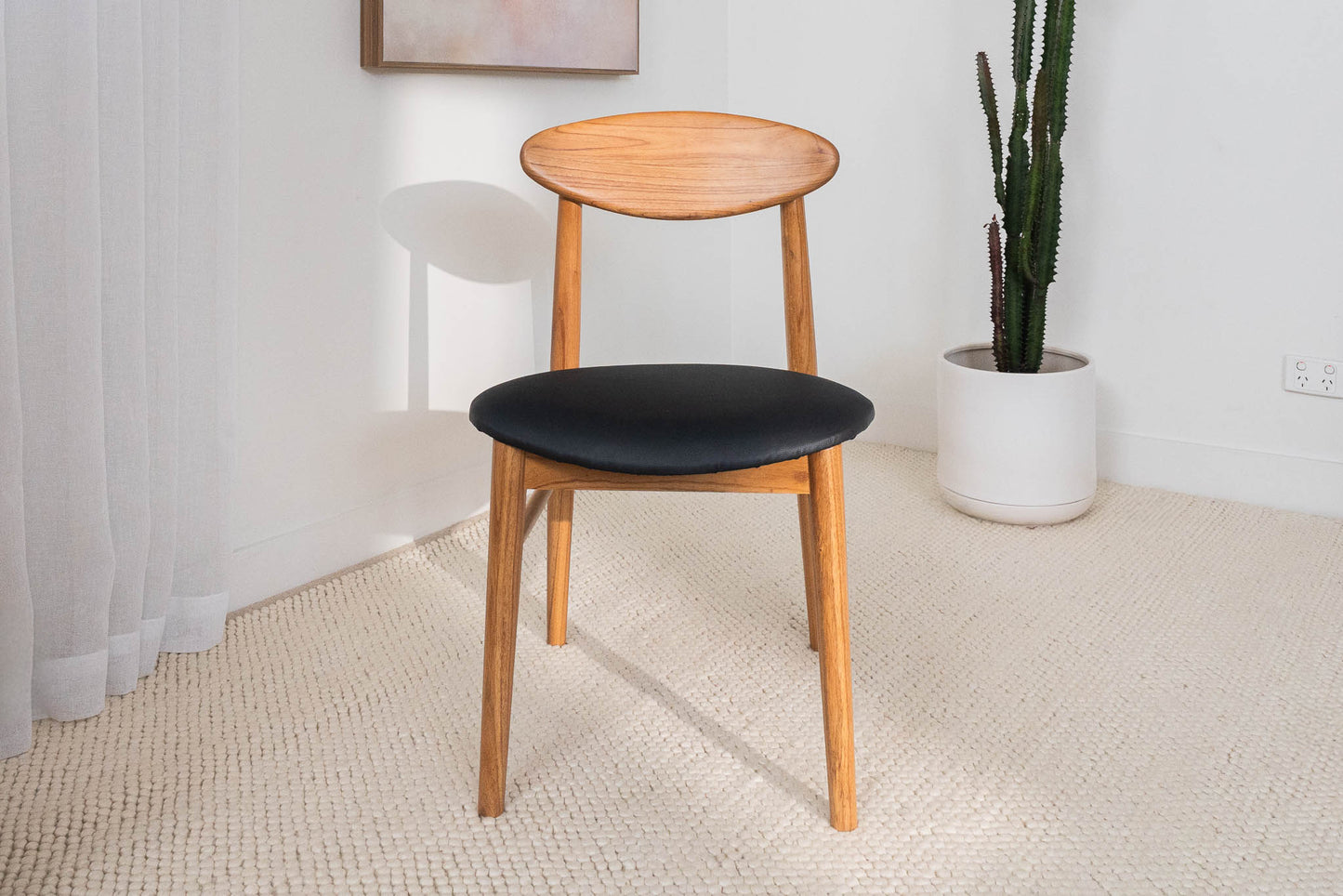 Solara Solid Hardwood Dining Chair
