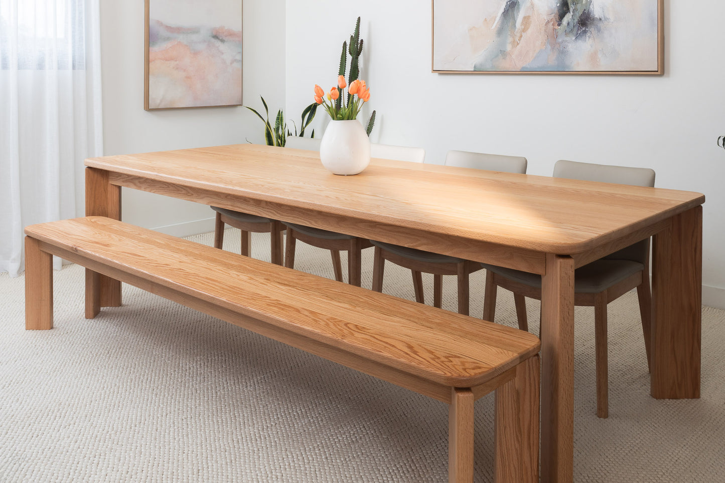 Genesis Oak Dining Table - Made in Australia