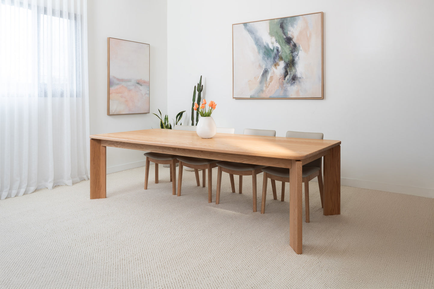 Genesis Oak Dining Table - Made in Australia