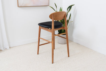 Lotus Solid Australian Blackbutt Hardwood Bar Stool