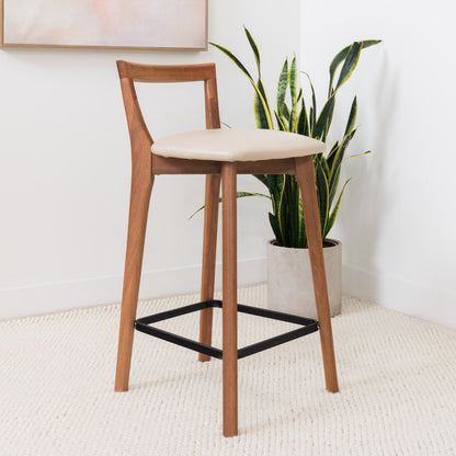 Oslo Solid Australian Messmate Hardwood Bar Stool