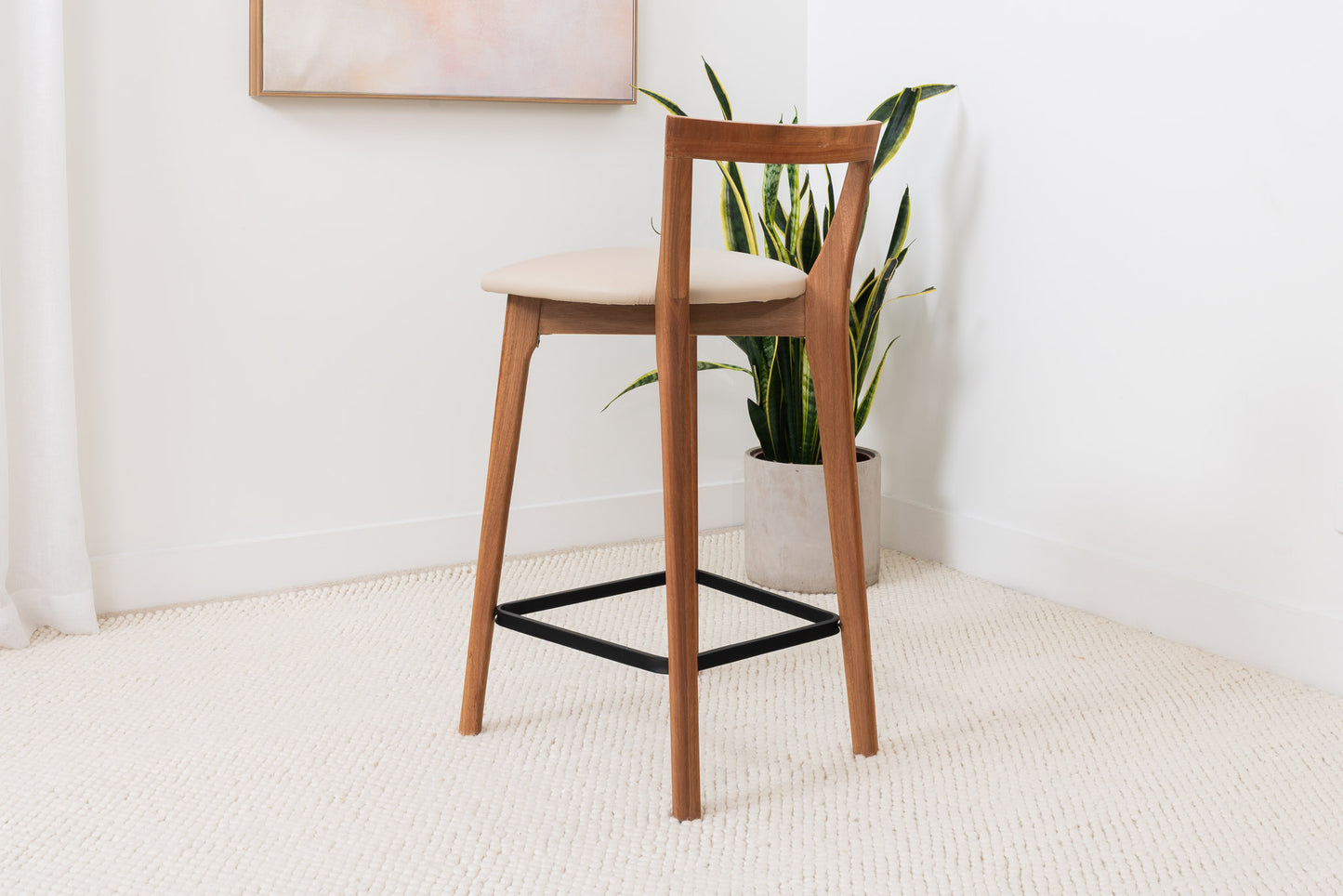 Oslo Solid Australian Messmate Hardwood Bar Stool