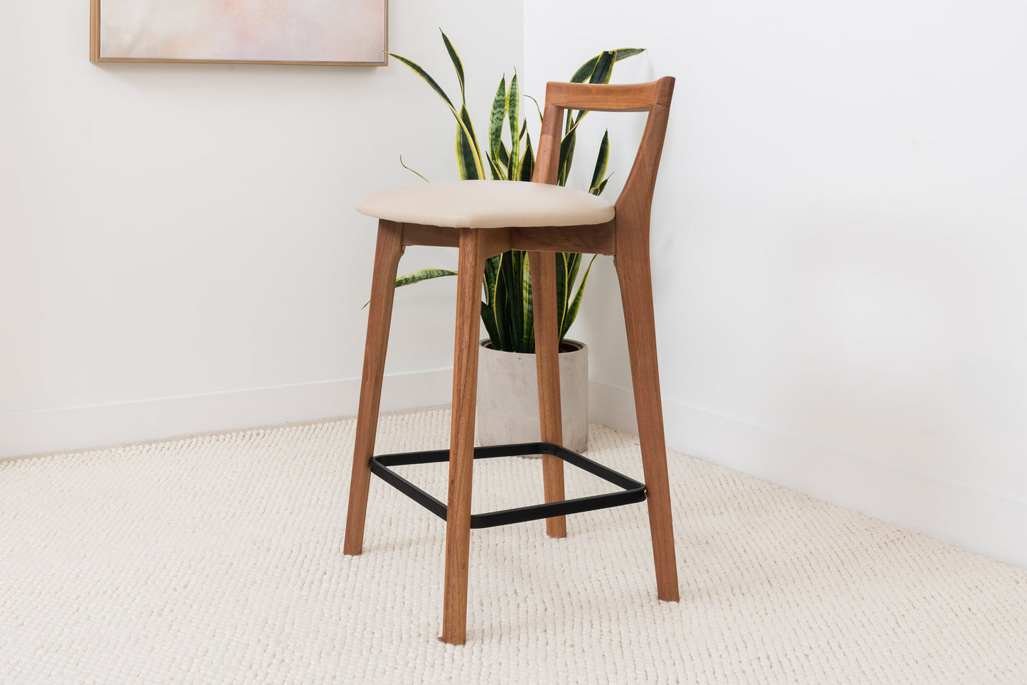 Oslo Solid Australian Messmate Hardwood Bar Stool