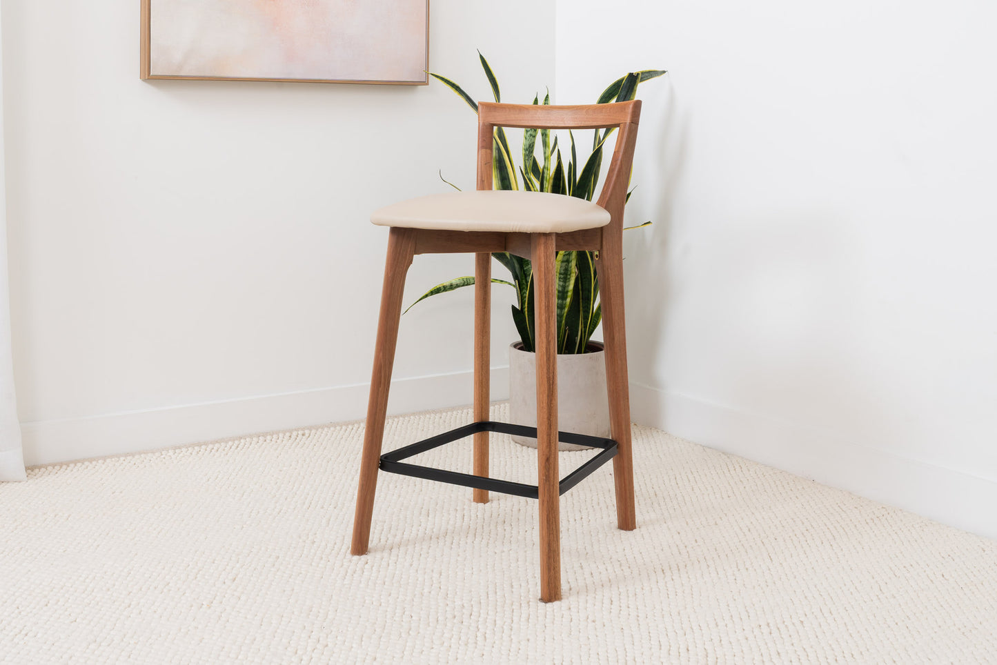 Oslo Solid Australian Messmate Hardwood Bar Stool