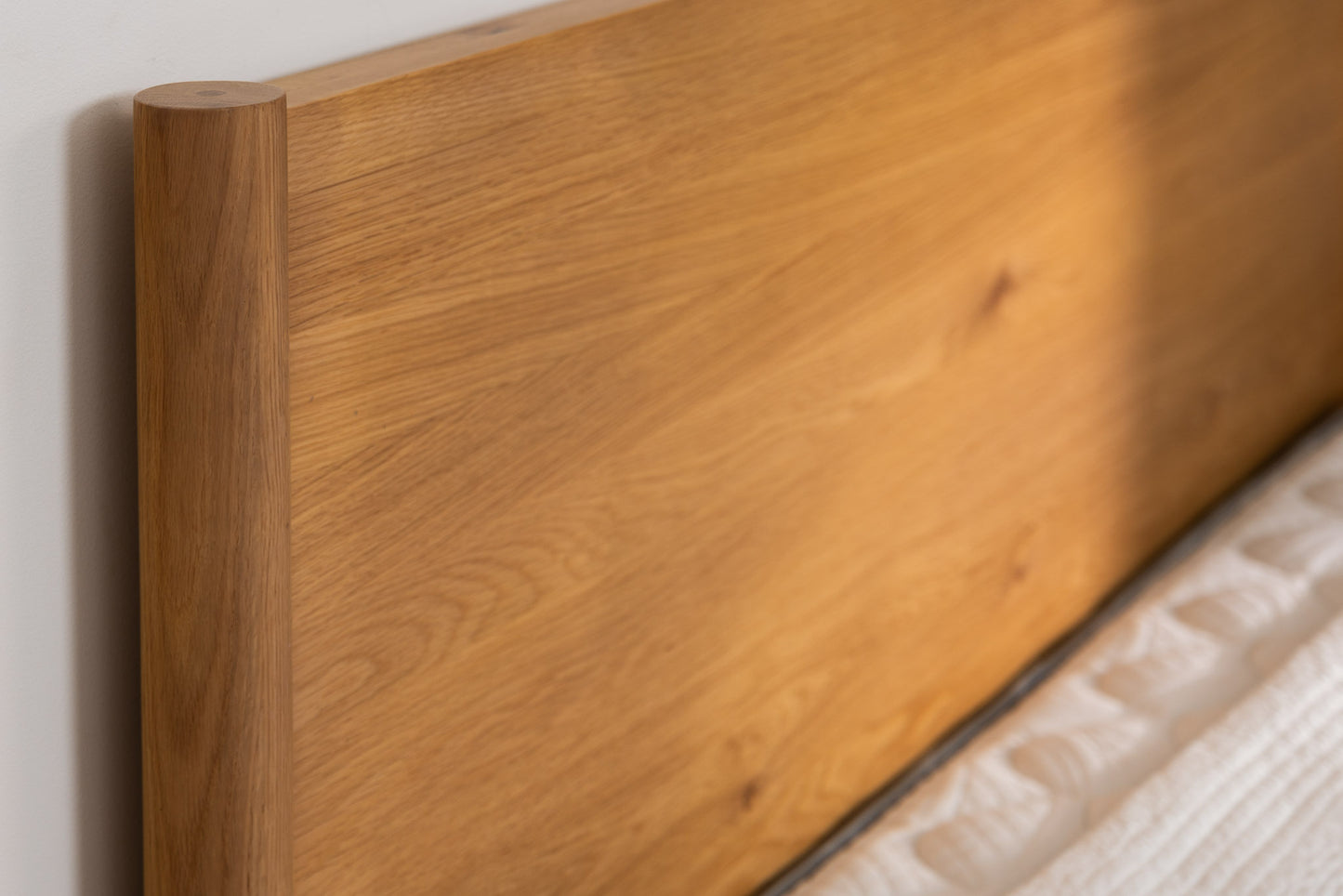 Solara Haven Solid American Oak Bed Frame