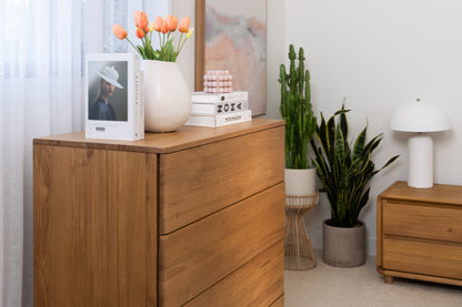 Solara Eclipse Solid American Oak Tallboy