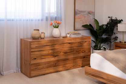 Kobe Straight Edge Fully Solid Australian Bed Frame - Made in Australia