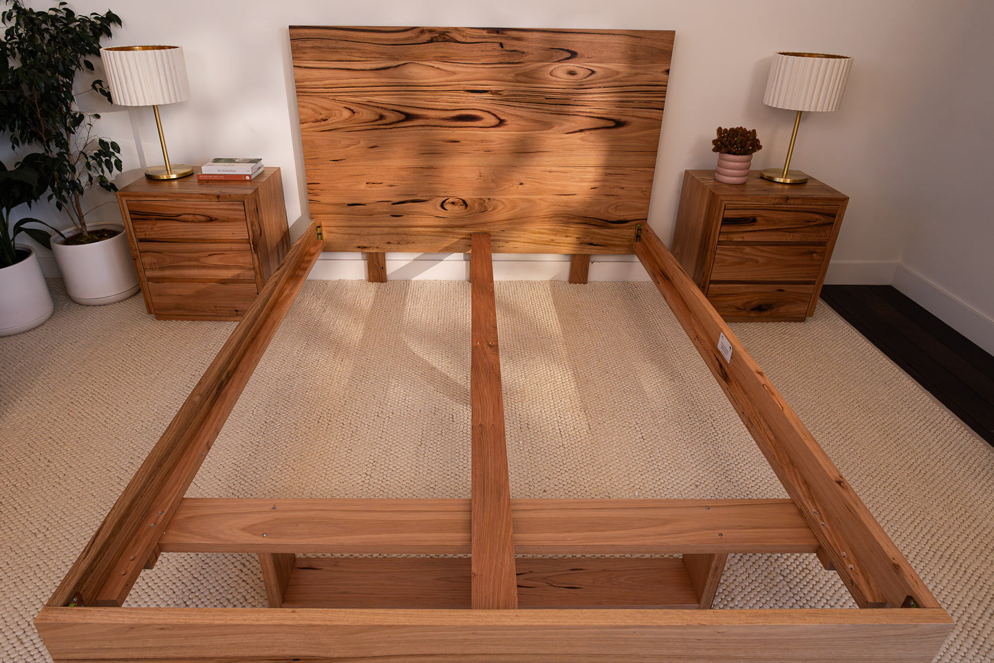 Kobe Straight Edge Fully Solid Australian Bed Frame - Made in Australia