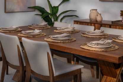 Ex Demo Set Of 6 Taba Leather Dining Chair