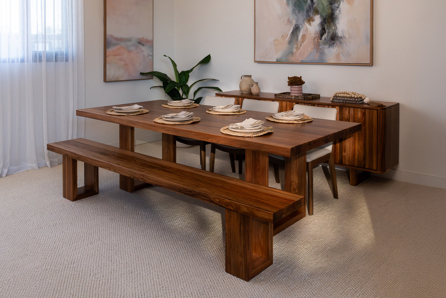 Osaka Blackwood Heritage Dining Table - Made in Australia