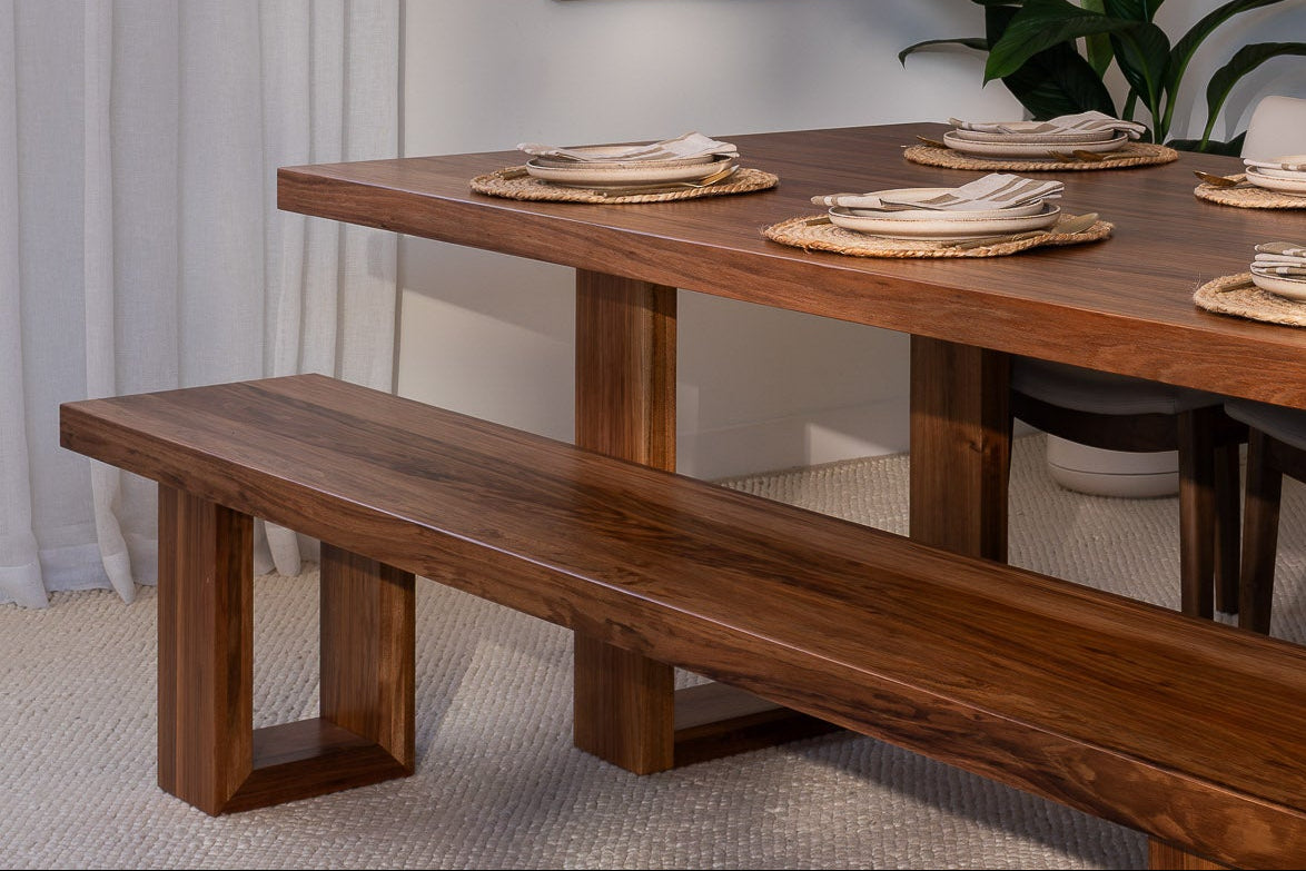 Osaka Blackwood Bench Seat - Made in Australia