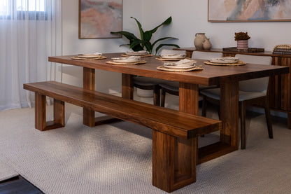 Osaka Blackwood Bench Seat - Made in Australia