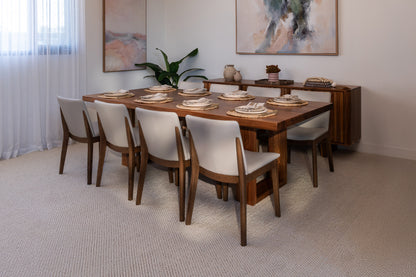 Ex Demo Set Of 6 Taba Leather Dining Chair