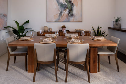 Ex Demo Set Of 6 Taba Leather Dining Chair