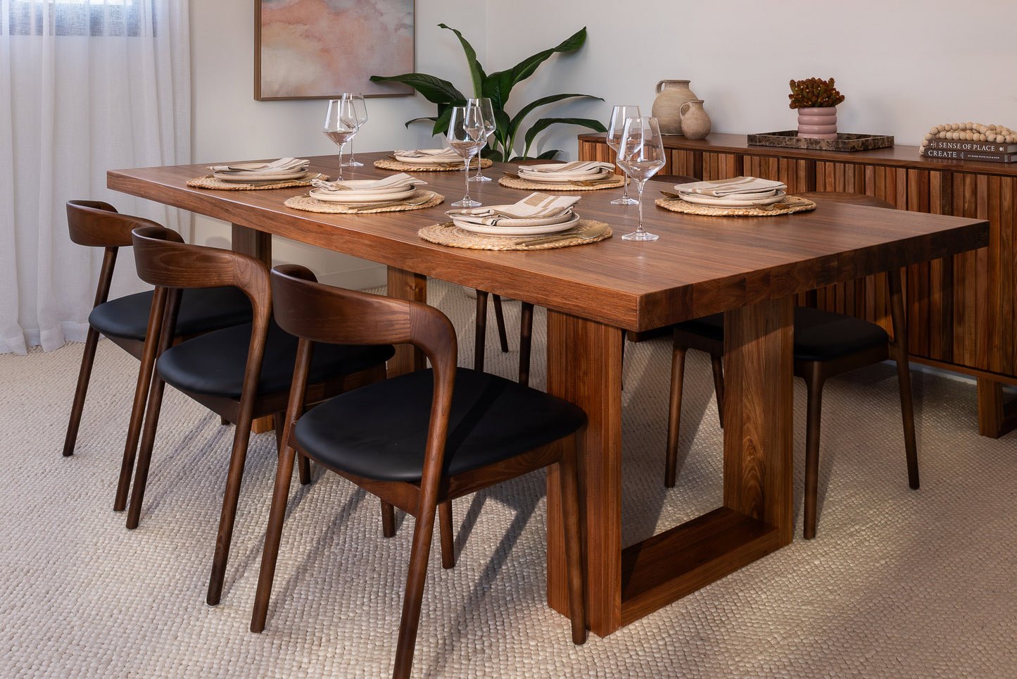 Osaka Blackwood Heritage Dining Table - Made in Australia