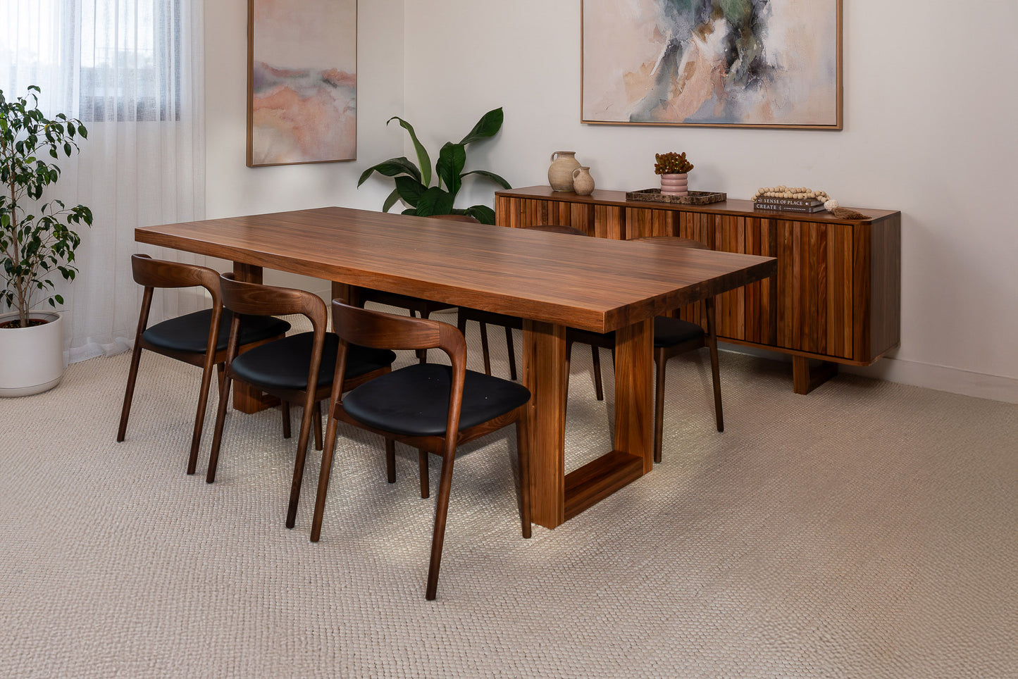 Hamilton Blackwood Heritage Dining Table - Made in Australia
