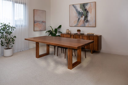 Hamilton Blackwood Heritage Dining Table - Made in Australia