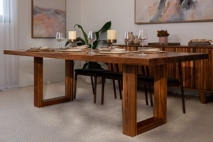 Hamilton Blackwood Heritage Dining Table - Made in Australia