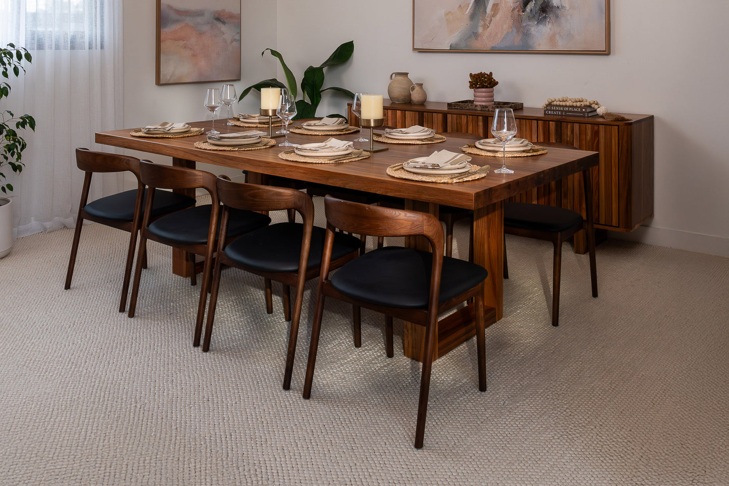 Hamilton Blackwood Heritage Dining Table - Made in Australia