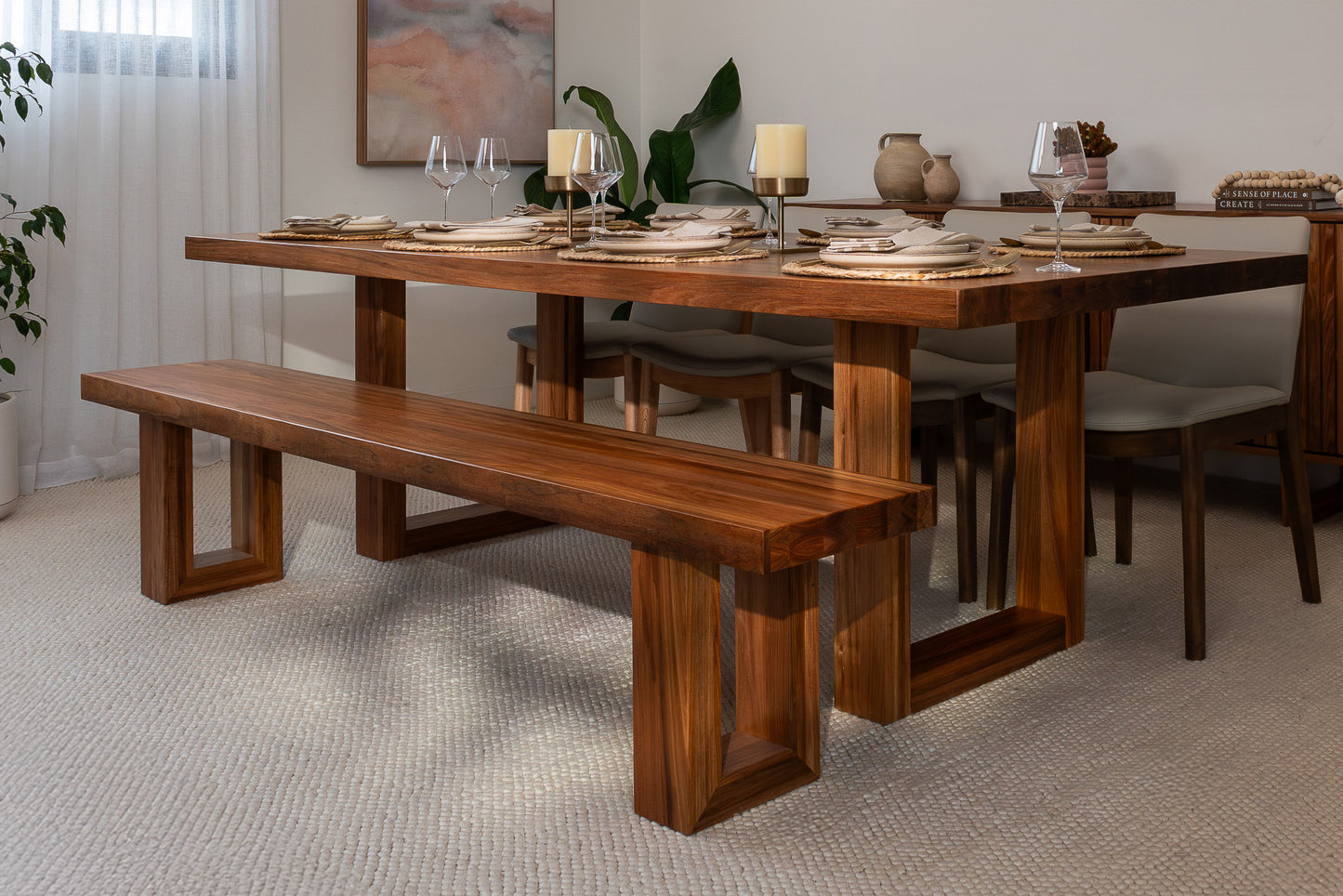 Hamilton Blackwood Heritage Dining Table - Made in Australia