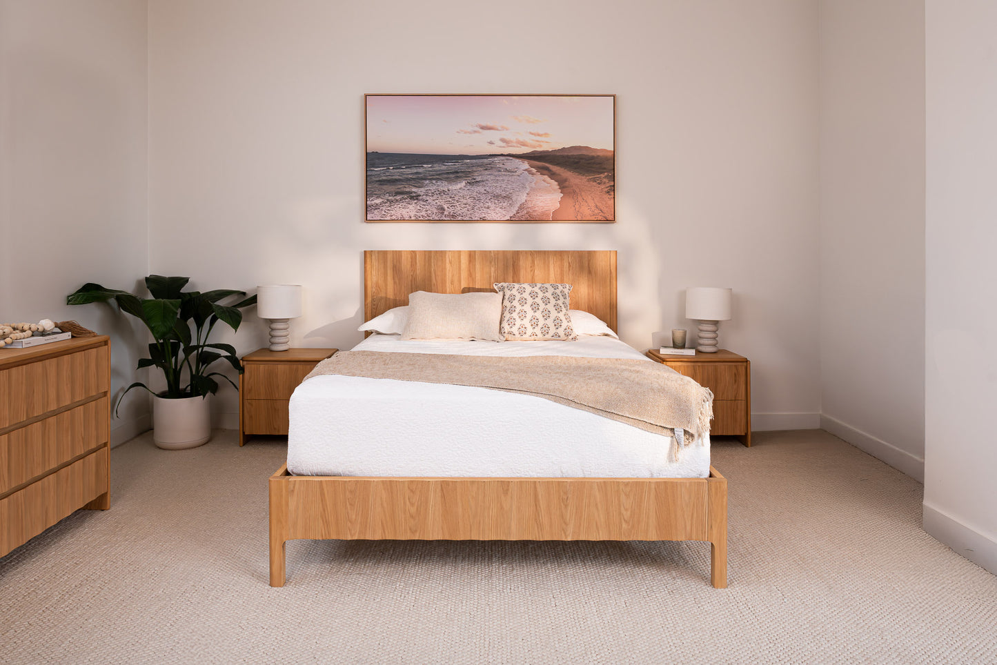 Brooklyn American Oak Bed Frame