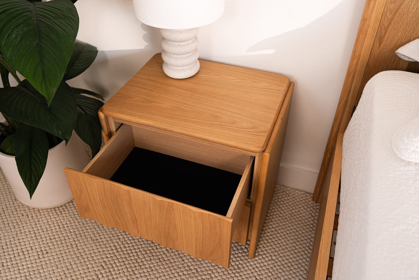 Brooklyn American Oak Bedside Table
