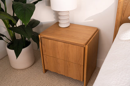 Brooklyn American Oak Bedside Table
