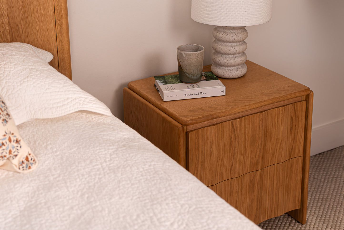 Brooklyn American Oak Bedside Table