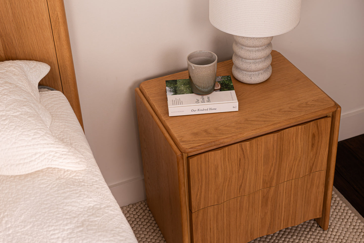 Brooklyn American Oak Bedside Table
