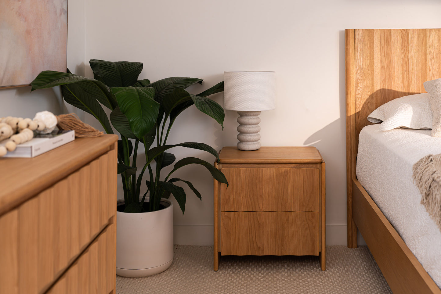 Brooklyn American Oak Bedside Table