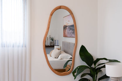 Clara Solid American Oak Mirror