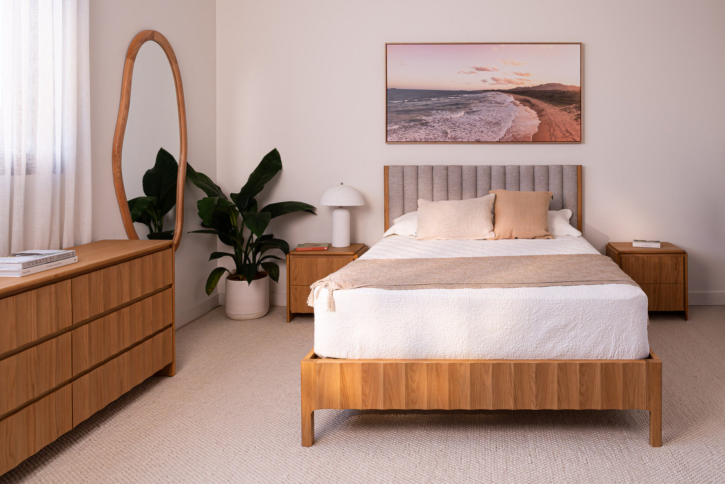 Brooklyn American Oak Bed Frame