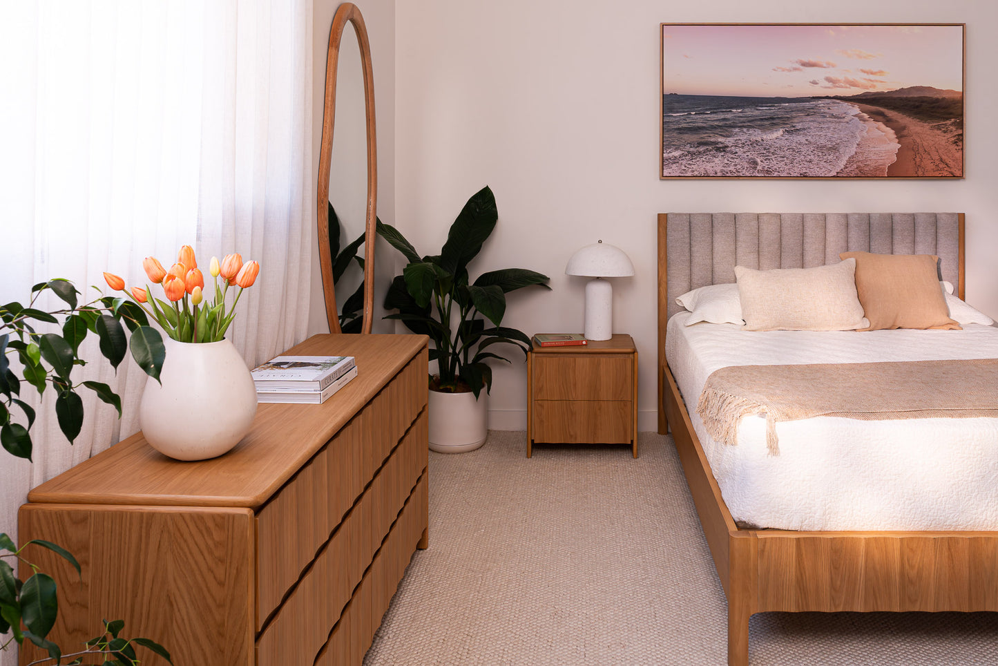 Brooklyn American Oak Bed Frame