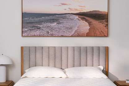 Brooklyn Upholstered American Oak Bed Frame